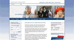 Desktop Screenshot of johann-carl-mueller-stiftung.de